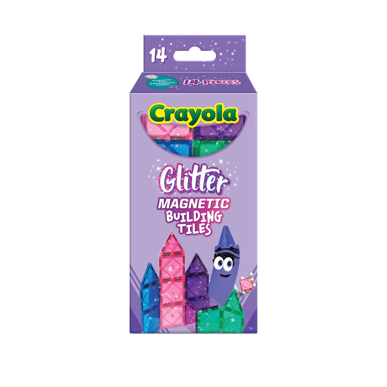 Crayola® 14 Piece Glitter Building Tiles Michaels